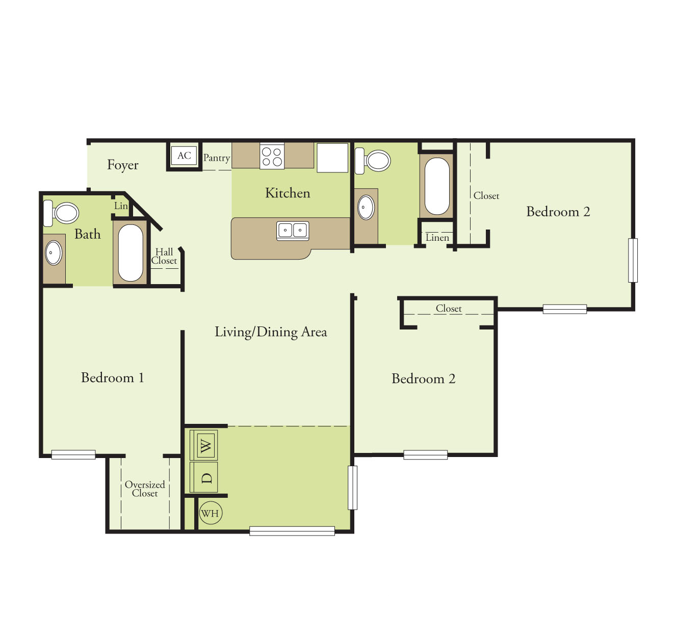 Floor Plans of Sand Lake Pointe Apartments in Orlando, FL